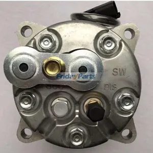 SD5H09 A/C Compressor 422-6493 for Caterpillar CAT 303.5E2 303CR 304.5E2 304E2 304CR 305.5E 305.5E2 305CR 305E2 306E2 — 2