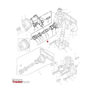 Massey Ferguson Water Pump OEM Engine Cooling Replacement 4222002M91 X — 5