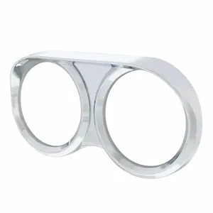 42330-UP 2 GAUGE CLUSTER BEZEL WITH VISOR FOR 2008-2017 FREIGHTLINER CASCADIA