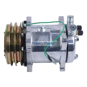 SD5H14HD A/C Compressor 425-963-A230 for Komatsu Excavator PC200-6LC PC210LC-6LC PC220LC-6LC PC250LC-6LC PC300LC-6LC PC400LC-6LC — 3