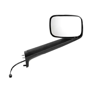 42845-UP CHROME HOOD MIRROR WITH HEATED LENS FOR 2018-2024 FREIGHTLINER…