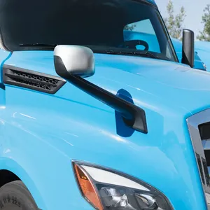 42845-UP CHROME HOOD MIRROR WITH HEATED LENS FOR 2018-2024 FREIGHTLINER… — 5