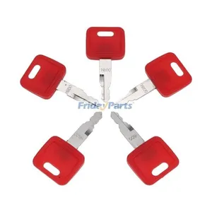 5 Pcs Ignition Start Key H800 4286465 for Isuzu Engine 4BG1 4HK1 6WG1 Hitachi Excavator EX100-2 EX120-2 EX200-3 EX220-2 EX2500 EX300-2 — 2