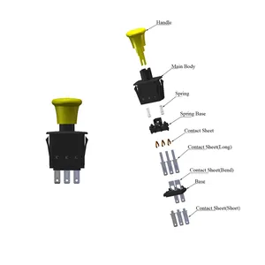 PTO Switch Replaces 430-330 103-5221 Exmark Grasshopper 183925 JD AM131966 Toro 1-633673 Everride 136574 Delta 6201-342 ZTR Mowers — 4