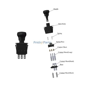 PTO Switch 725-04174 925-04174 6201-344 for CubCadet RZT42 RZT50 RZT54 MTD Delta Toro Troy-Bilt Most Big Red Horse Big Red Mustang Colt and Mustang RZT — 7
