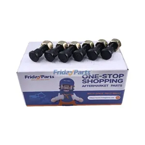 6PCS Bolt & Nut 43812-23320-71 for Toyota Engine 1DZ 1ZS 4Y 3Z Forklift 02-7FD20 02-7FD25 02-7FD30 02-7FDJ35 02-7FG20 02-7FG25 02-7FG30