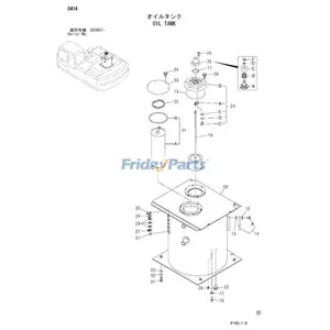 Breather Filter 4437838 for Hitachi Excavator EX100-5 EX120-5 EX200-5 EX220-5 EX300-5 EX90L-5  ZX125W ZX130-3 ZX200 ZX450 — 8