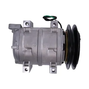 DKS15CH Air Conditioning Compressor 4456130 for Hitachi Excavator ZX125US ZX135UR ZX75UR ZX225US ZX225USR — 3
