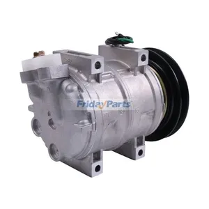 DKS15CH Air Conditioning Compressor 4456130 for Hitachi Excavator ZX200 ZX210W ZX230 ZX270 ZX330 ZX350W — 2
