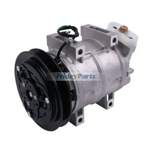 DKS15CH Air Conditioning Compressor 4456130 for Hitachi Excavator ZX125US ZX135UR ZX75UR ZX225US ZX225USR