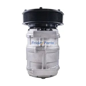 10PA17C 12V 8PK A/C Compressor 447100-2381 for John Deere Tractor 5520 6403 6603 7600 7610 7630 7700 8225 Combine 9410 9510 9610 9760 9780 — 7