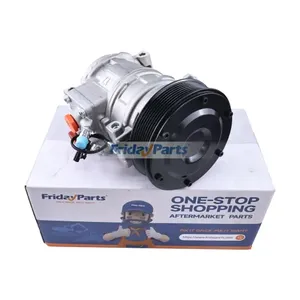 10PA17C 12V 8PK A/C Compressor 447100-2381 for John Deere Tractor 5520 6403 6603 7600 7610 7630 7700 8225 Combine 9410 9510 9610 9760 9780 — 2
