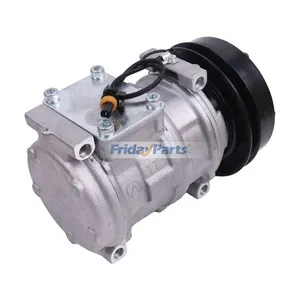 10PA17C A/C Compressor 447100-3831 for John Deere Loader 300D 310D 315D 410D 510D 710D 544G 624G 644G Skidder 540E 540G 640E 640G 740E 740G 648E 748E — 2