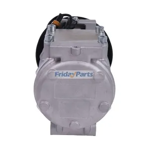 10PA17C A/C Compressor 447100-3831 for John Deere Loader 300D 310D 315D 410D 510D 710D 544G 624G 644G Skidder 540E 540G 640E 640G 740E 740G 648E 748E — 6