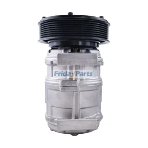 12V 8PK 10PA17C A/C Compressor 447200-4930 447200-4932 447200-5031 for John Deere Tractor 5310N 5410 5420 5510 5525 6403 6603 7200 7400 7720 7820 8100 8120 8210 — 5