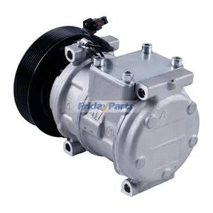 12V 8PK 10PA17C A/C Compressor 447200-4930 447200-4932 447200-5031 for John Deere Tractor 5310N 5410 5420 5510 5525 6403 6603 7200 7400 7720 7820 8100 8120 8210 — 9