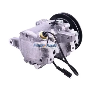 12V SV07E 1PK 111mm A/C Compressor 447280-3081 for Kubota SSV65C SVL90C KX040-4 U55 — 6