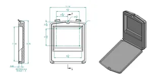 Manual Holder Box 44743GT 24514GT for Genie GS-1530 GS-1532 GS-1930 GS-1932 GS-2032 GS-2046 GS-2632 GS-2646 — 4