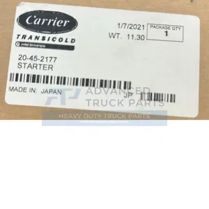 45-2324 Genuine Carrier Starter Motor 12V — 3