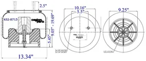 Dayton Parts 452-8713L Air Spring — 5