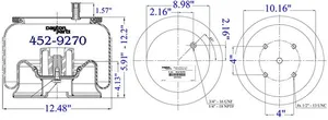 Dayton Parts 452-9270 Air Spring - Rolling Lobe — 5