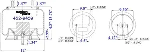 Dayton Parts 452-9459 Air Spring - Rolling Lobe — 5