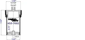 Dayton Parts 453-7002L Air Spring — 5