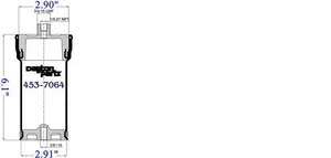 Dayton Parts 453-7064 Air Spring - Sleeve — 6