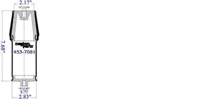 Dayton Parts 453-7081L Air Spring — 5