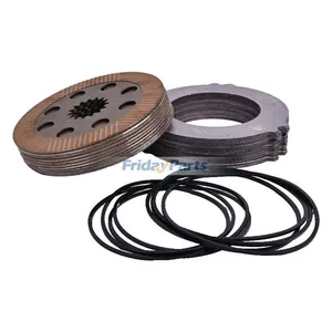 Brake Friction Counter Plates and Seals Set BRL40-0252 for JCB Backhoe Loader 1400B 1550B 1600B 1700B 214 215 3CX 3D 3DX 4C — 4