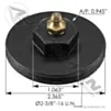 Automann 460.45P6 King Pin End Cap – GM 15651030 / 15651303 – Dana/Eaton 971370