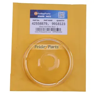 Glass Fuel Filter Bowl 42558879 9918123 for CASE IH Ford New Holland Tractor 6610 6700 6710