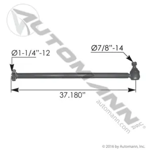 Automann 463.DS1313 Drag Link 37.180in C to C Mack