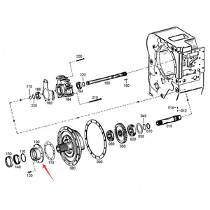 Bearing Seat 4642301136 for ZF Transmission Gearbox 4WG180 4WG200 SDLG Wheel Loader LG958L ZL50E — 5