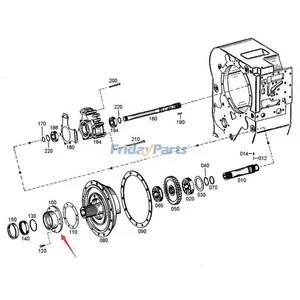 Bearing Seat 4642301136 for ZF Transmission Gearbox 4WG180 4WG200 SDLG Wheel Loader LG958L ZL50E — 5