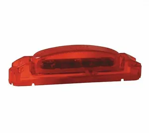 46922 Red Clearance Marker Lamp, P2, Permanent, Oval
