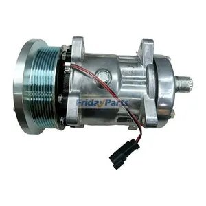 SD7H15 A/C Compressor 89824775 9824775 for Fiat G170 G190 G210 G240 New Holland 8970 8670A 8770A 8870A 8670 8970A 8770 8870 Tractor — 2