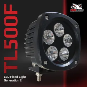 50W Compact Tiger Lights LED Flood Light, Generation 2 9V for Case 1150K… — 10