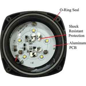 50W Compact Tiger Lights LED Spot Light 9V for Case 621 Wheel Loader Spot Off-Road Light — 3