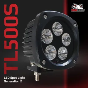 50W Compact Tiger Lights LED Spot Light 9V for Case 621 Wheel Loader Spot Off-Road Light — 10