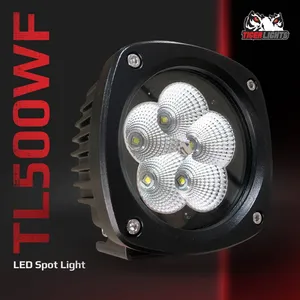 50W Compact Tiger Lights LED Wide Flood Light 9V for Case 570N Flood… — 5