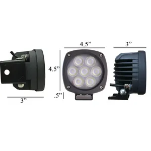 50W Compact Tiger Lights LED Spot Light 9V for Case 621 Wheel Loader Spot Off-Road Light — 4