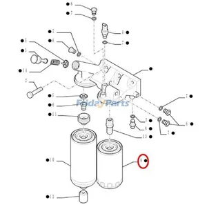 Fuel Filter 4897897 for New Holland Tractor T6.140 T6.150 Loader B110B Harvester 9040L 9060L GE Combine CX8070 — 2
