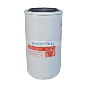 Oil Filter 4897898 for Cummins Engine ISB QSF3.8 Kobelco Excavator SK170-9 SK210-8 SK210-9 SK210LC-8 SK260