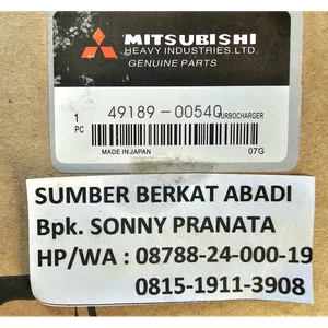 MITSUBISHI 49189-00540 4918900540 TURBOCHARGER TD04H-15G-12 TD04H15G12… — 10
