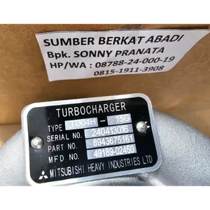 MITSUBISHI 49189-02450 4918902450 TURBOCHARGER TD04H-15G TD04H15G… TURBO…