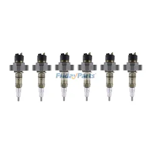 6 Pcs Fuel Injector 4921827 for Cummins Engine ISZ13 QSZ13 ISL9.5 6C8.3 ISL8.9 QSC8.3