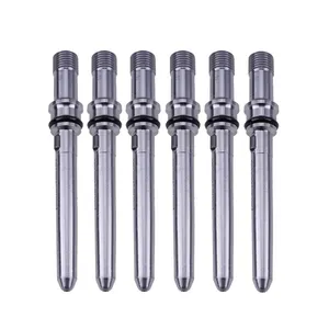6Pcs Injector Connector Tubes 4929864 for Dodge Ram 2500 3500 4500 5500 Cummins Diesel 5.9L 6.7L