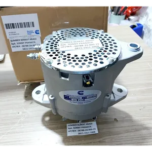 CUMMINS 4938600 ALTERNATOR 4938800 4988377 28V 45A 6N9294 6N-9294 COMPLETE WITH PULLEY — 8