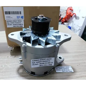 CUMMINS 4938600 ALTERNATOR 4938800 4988377 28V 45A 6N9294 6N-9294 COMPLETE WITH PULLEY — 5